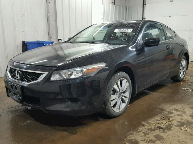 1HGCS12869A024117 - 2009 HONDA ACCORD EXL BLACK photo 2