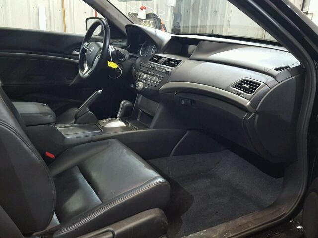 1HGCS12869A024117 - 2009 HONDA ACCORD EXL BLACK photo 5