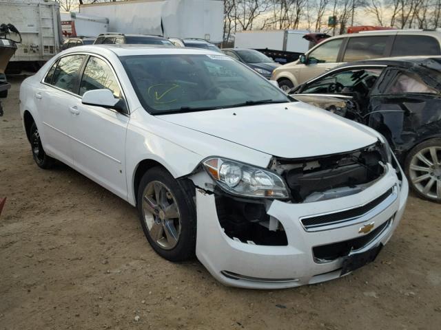 1G1ZD5EB4A4106750 - 2010 CHEVROLET MALIBU 2LT WHITE photo 1