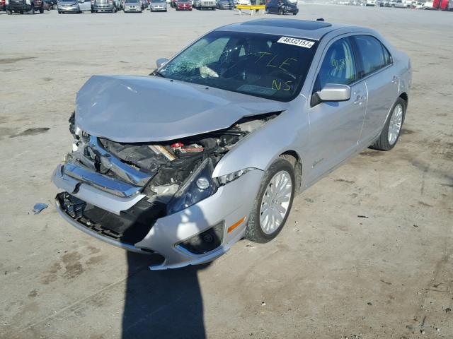 3FADP0L38CR267254 - 2012 FORD FUSION HYB SILVER photo 2