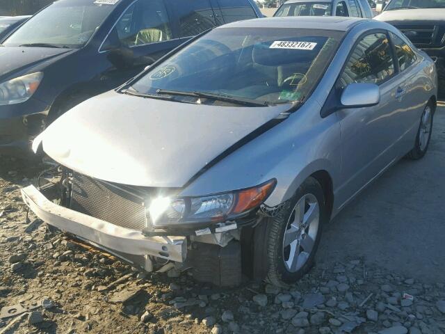 2HGFG12846H539046 - 2006 HONDA CIVIC EX SILVER photo 2