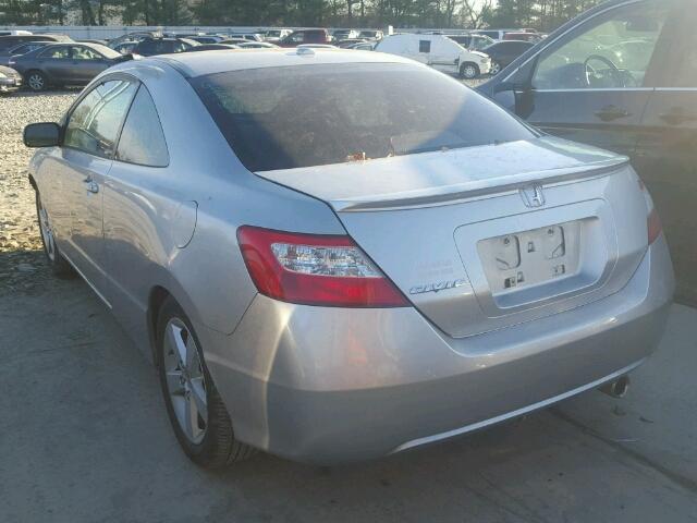 2HGFG12846H539046 - 2006 HONDA CIVIC EX 银色 照片 3