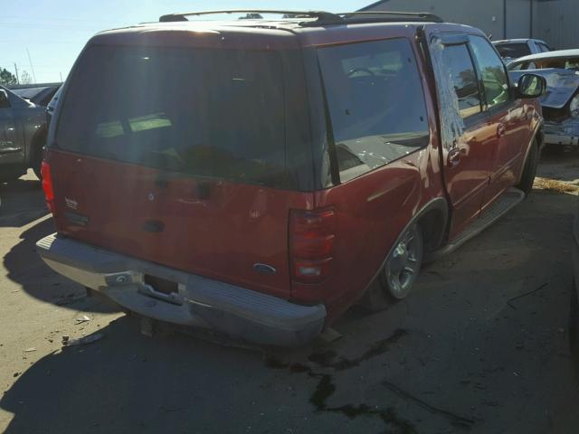 1FMRU17W62LA85340 - 2002 FORD EXPEDITION RED photo 4