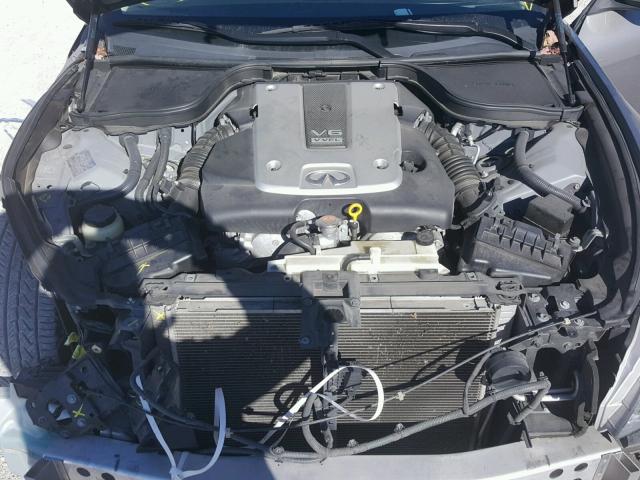 JNKCV66E49M723696 - 2009 INFINITI G37 BASE SILVER photo 7