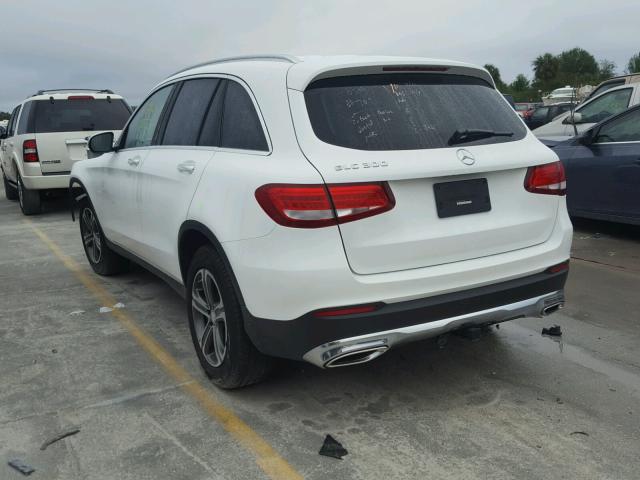 WDC0G4JB2GF034607 - 2016 MERCEDES-BENZ GLC 300 WHITE photo 3