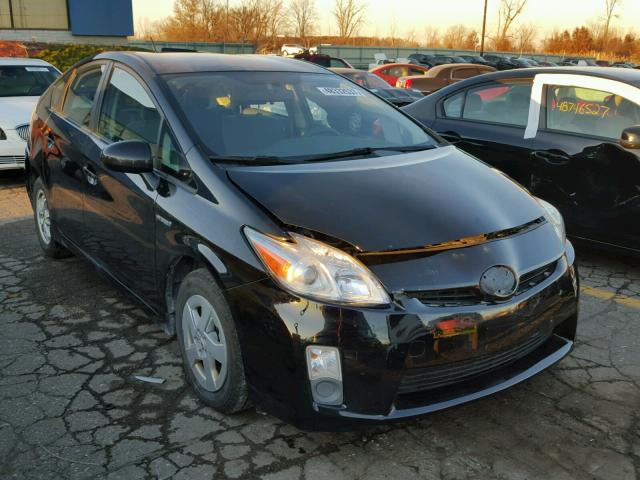 JTDKN3DUXA1009857 - 2010 TOYOTA PRIUS BLACK photo 1