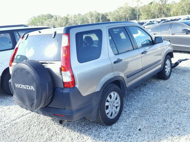 SHSRD78805U326607 - 2005 HONDA CR-V EX ოქროსფერი ფოტო 4