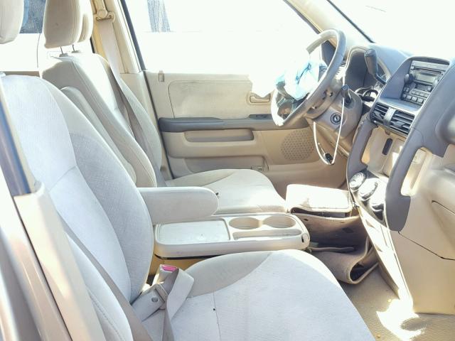 SHSRD78805U326607 - 2005 HONDA CR-V EX ოქროსფერი ფოტო 5