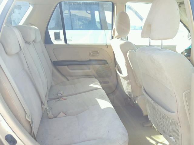 SHSRD78805U326607 - 2005 HONDA CR-V EX ოქროსფერი ფოტო 6