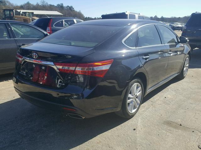 4T1BK1EB0EU134196 - 2014 TOYOTA AVALON BAS Սև լուսանկար 4