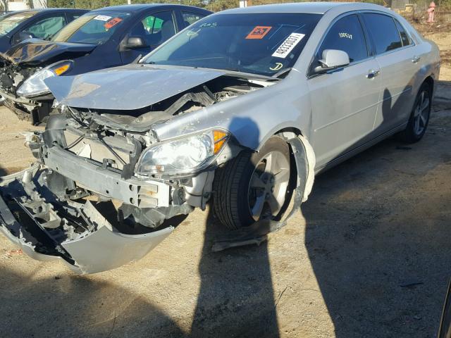 1G1ZC5E00CF221967 - 2012 CHEVROLET MALIBU 1LT 银色 照片 2