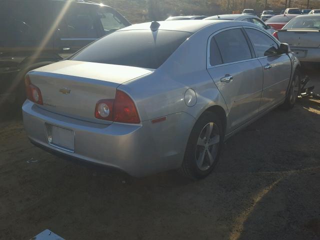 1G1ZC5E00CF221967 - 2012 CHEVROLET MALIBU 1LT 银色 照片 4