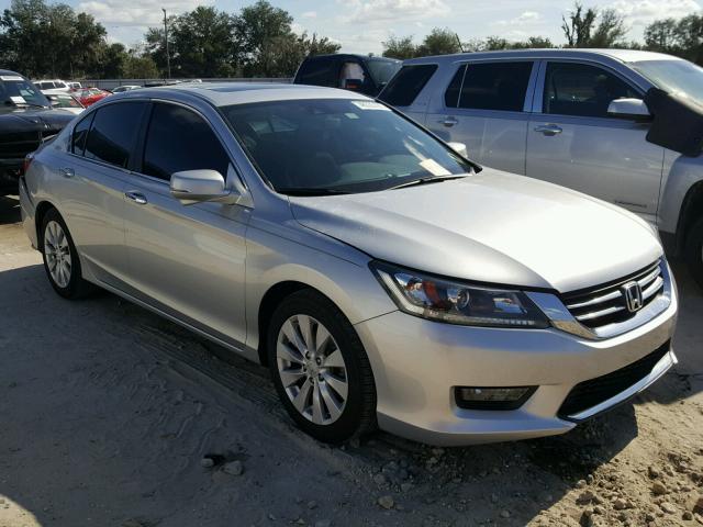 1HGCR2F84EA163135 - 2014 HONDA ACCORD EXL SILVER photo 1