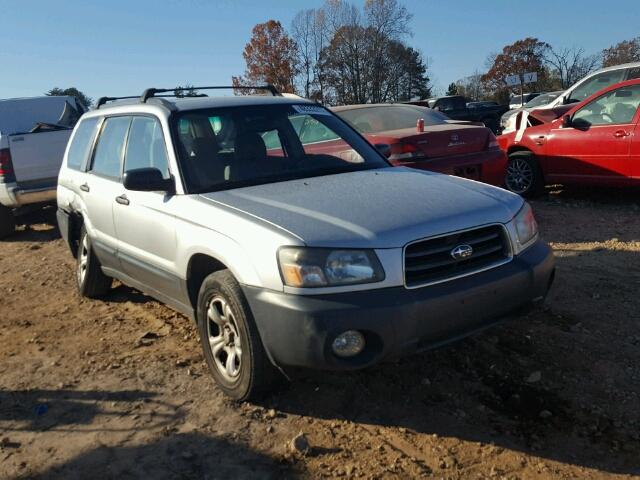 JF1SG63695H714845 - 2005 SUBARU FORESTER 2 SILVER photo 1