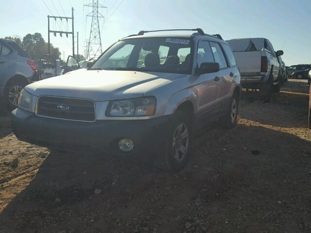 JF1SG63695H714845 - 2005 SUBARU FORESTER 2 SILVER photo 2