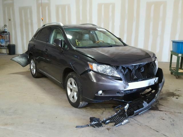 2T2BK1BA2AC038878 - 2010 LEXUS RX 350 CHARCOAL photo 1