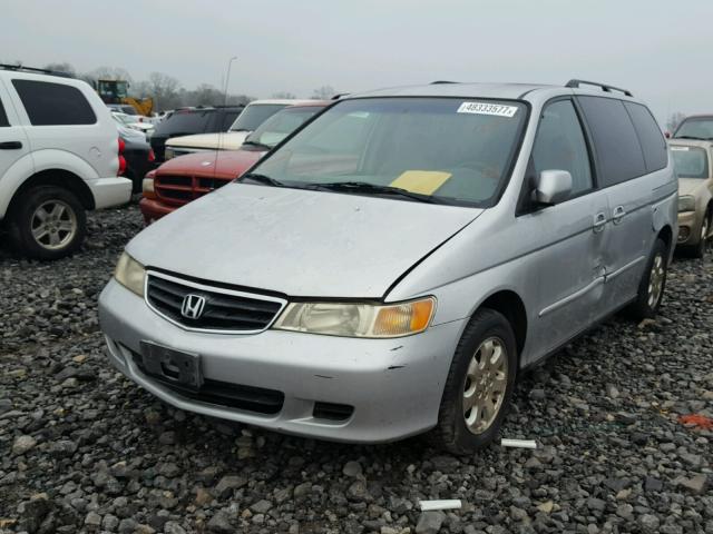 5FNRL18693B117529 - 2003 HONDA ODYSSEY EX SILVER photo 2