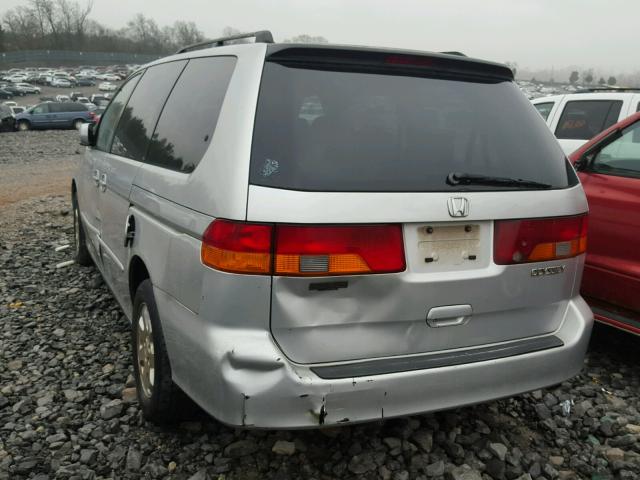 5FNRL18693B117529 - 2003 HONDA ODYSSEY EX SILVER photo 3