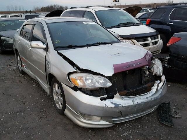 2T1BR32E83C766187 - 2003 TOYOTA COROLLA CE GRAY photo 1