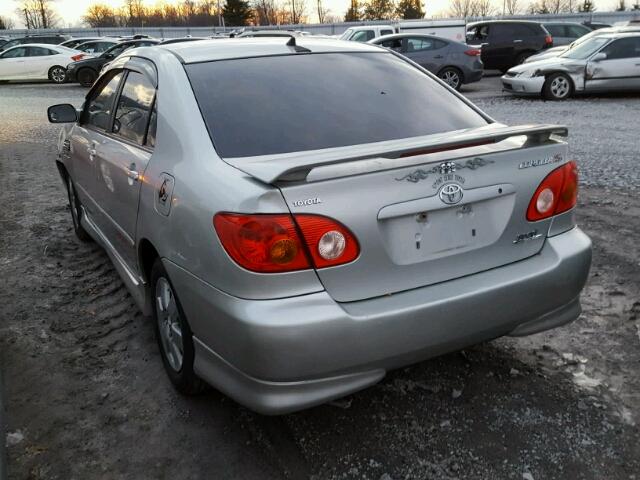 2T1BR32E83C766187 - 2003 TOYOTA COROLLA CE GRAY photo 3