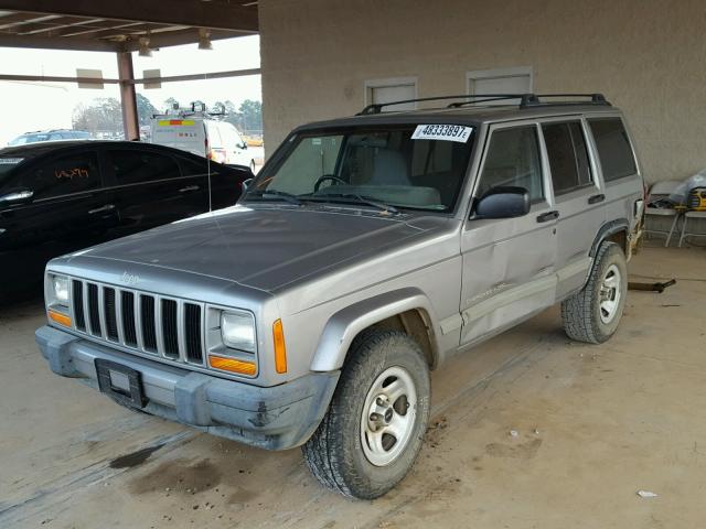 1J4FT48S41L574478 - 2001 JEEP CHEROKEE S SILVER photo 2