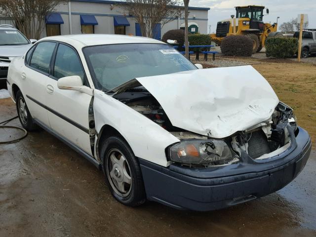 2G1WF52E659124231 - 2005 CHEVROLET IMPALA WHITE photo 1