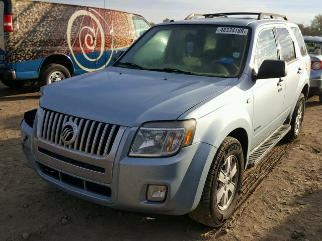 4M2CU81128KJ35546 - 2008 MERCURY MARINER BLUE photo 2