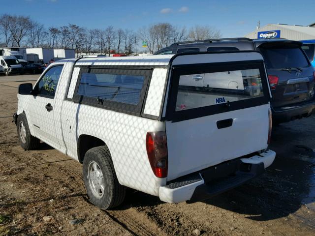 1GTCS146858266631 - 2005 GMC CANYON WHITE photo 3