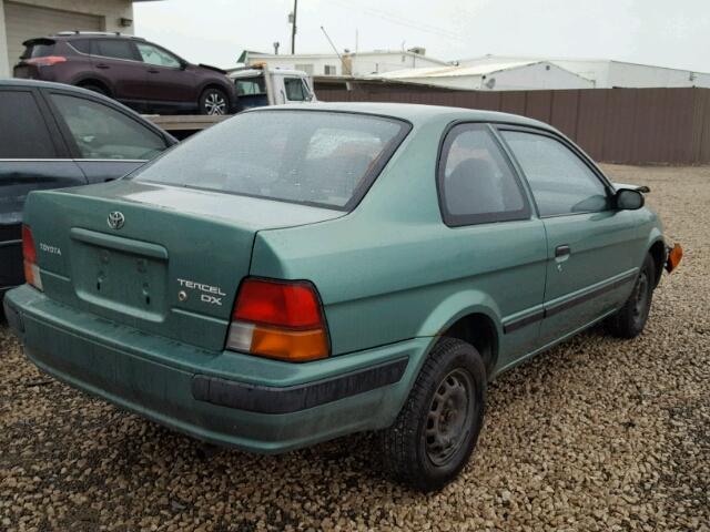 JT2EL56D4S0020316 - 1995 TOYOTA TERCEL DX GREEN photo 4