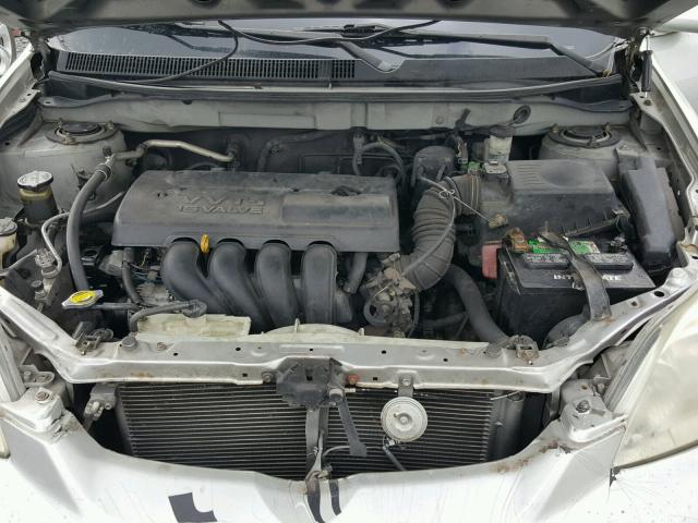 2T1KR32E94C199490 - 2004 TOYOTA COROLLA MA SILVER photo 7