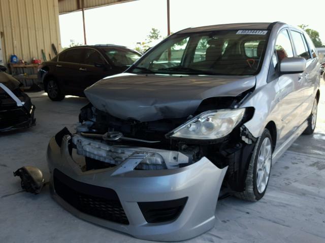 JM1CR293190359205 - 2009 MAZDA 5 GRAY photo 2