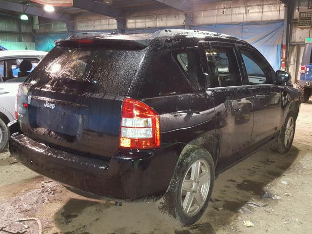 1J8FF47W97D153546 - 2007 JEEP COMPASS BLACK photo 4