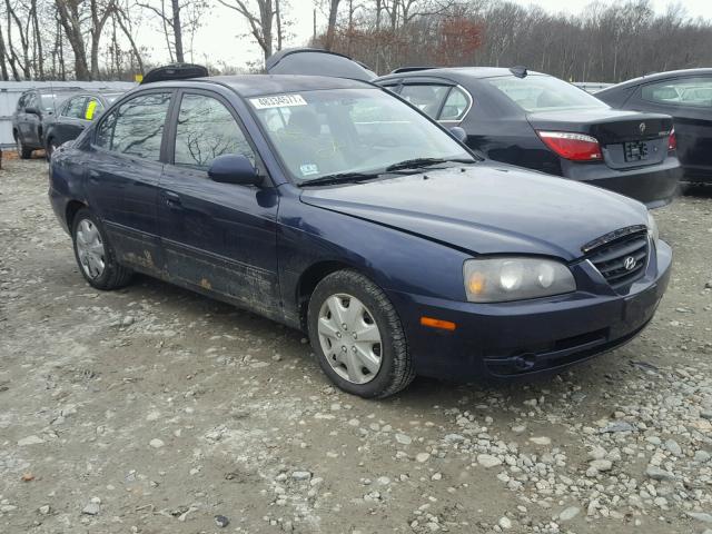 KMHDN46D45U011048 - 2005 HYUNDAI ELANTRA GL BLUE photo 1