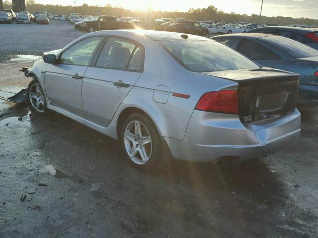 19UUA66266A064753 - 2006 ACURA 3.2TL SILVER photo 3