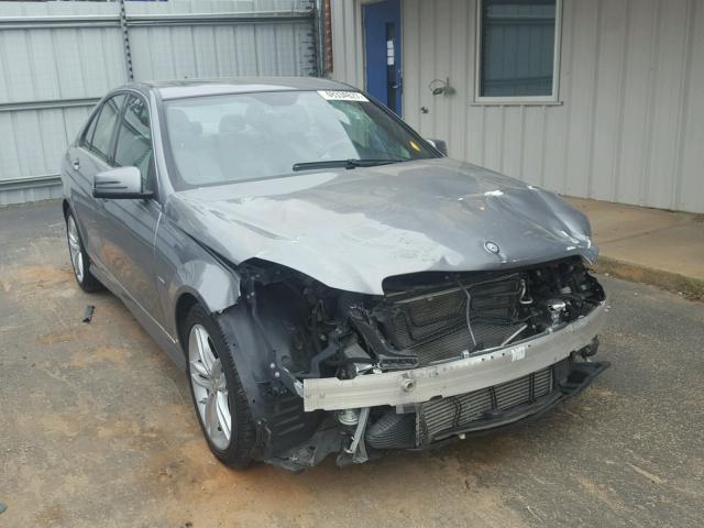 WDDGF4HB9CA606329 - 2012 MERCEDES-BENZ C 250 SILVER photo 1