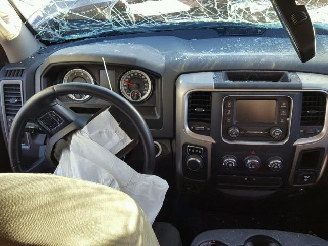 1C6RR6GT4FS691943 - 2015 RAM 1500 SLT RED photo 9