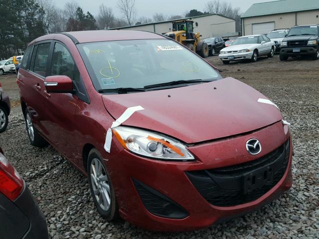 JM1CW2BL5D0156507 - 2013 MAZDA 5 RED photo 1