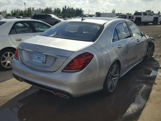 WDDUG8CB5EA008000 - 2014 MERCEDES-BENZ S 550 SILVER photo 4