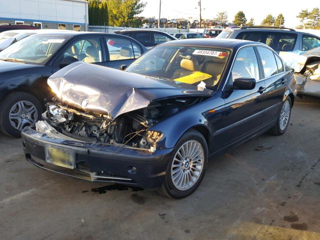 WBAEW53493PN30797 - 2003 BMW 330 XI BLUE photo 2