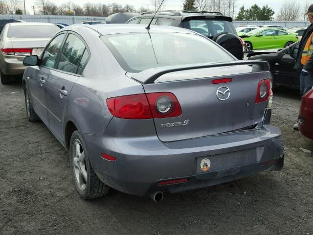 JM1BK12FX51271269 - 2005 MAZDA 3 I GRAY photo 3