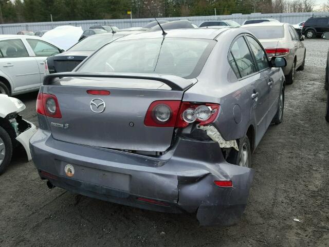 JM1BK12FX51271269 - 2005 MAZDA 3 I GRAY photo 4