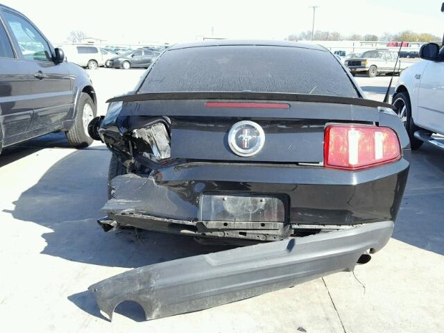 1ZVBP8AM6C5275879 - 2012 FORD MUSTANG BLACK photo 9