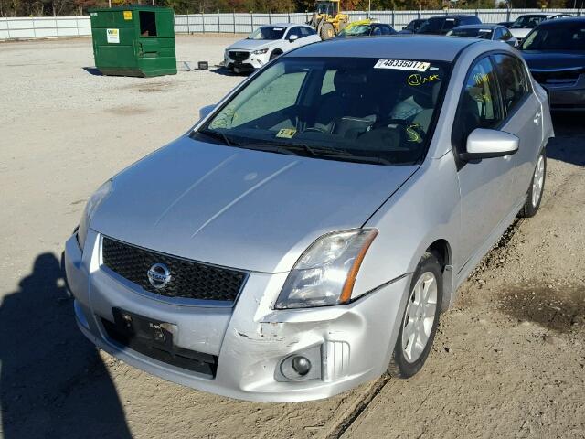 3N1AB6APXBL618805 - 2011 NISSAN SENTRA 2.0 SILVER photo 2