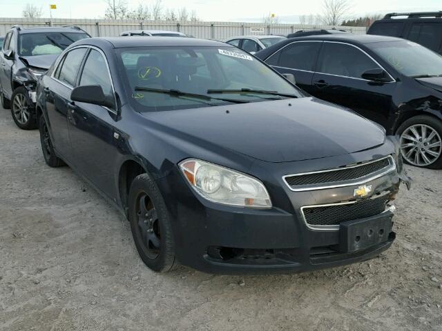 1G1ZG57B48F167275 - 2008 CHEVROLET MALIBU LS BLACK photo 1