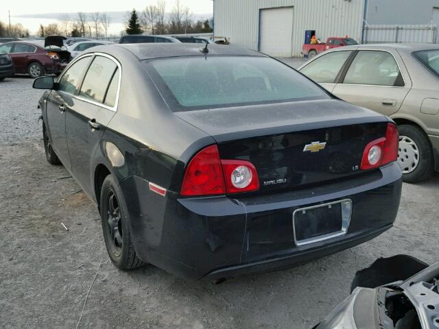 1G1ZG57B48F167275 - 2008 CHEVROLET MALIBU LS BLACK photo 3