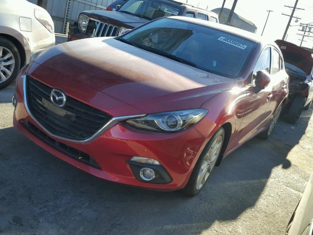 JM1BM1M31E1196264 - 2014 MAZDA 3 GRAND TO RED photo 2