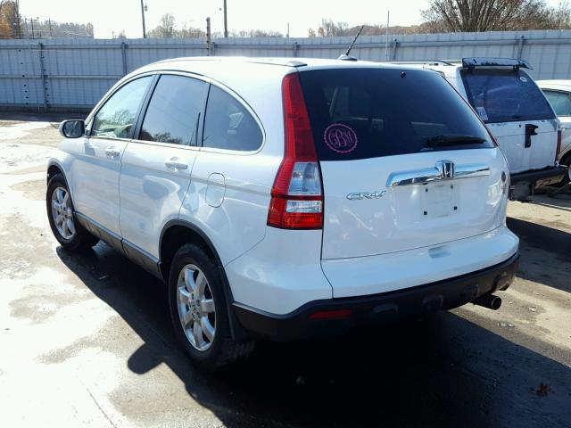 5J6RE48749L028147 - 2009 HONDA CR-V EXL WHITE photo 3