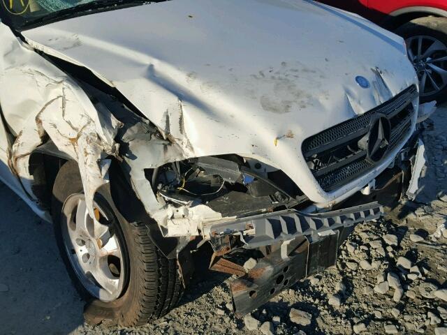 4JGAB57E35A539738 - 2005 MERCEDES-BENZ ML 350 WHITE photo 9