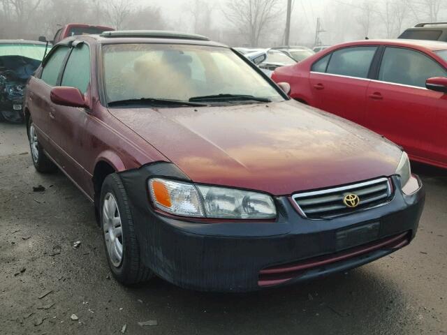 4T1BG22K51U086684 - 2001 TOYOTA CAMRY CE RED photo 1