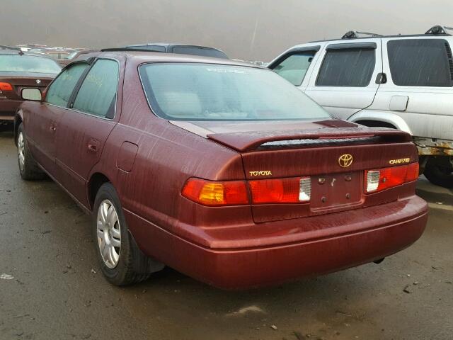 4T1BG22K51U086684 - 2001 TOYOTA CAMRY CE RED photo 3